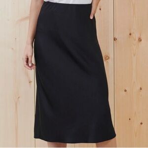 Jenni Kayne Midi Skirt In Black Size S